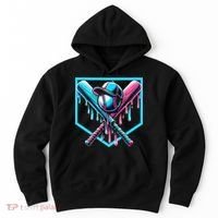 Baseball Home Drip  Baseball Bat Gift Hoodie thumb 0
