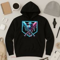 Baseball Home Drip  Baseball Bat Gift Hoodie thumb 3
