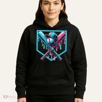 Baseball Home Drip  Baseball Bat Gift Hoodie thumb 5