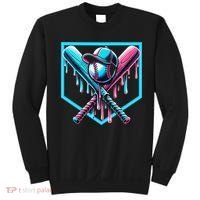 Baseball Home Drip  Baseball Bat Gift Sweatshirt thumb 0