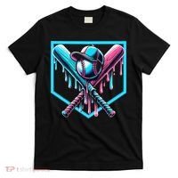 Baseball Home Drip  Baseball Bat Gift T-Shirt thumb 0