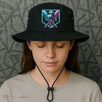 Baseball Home Drip  Baseball Bat Gift Bucket Hat thumb 3