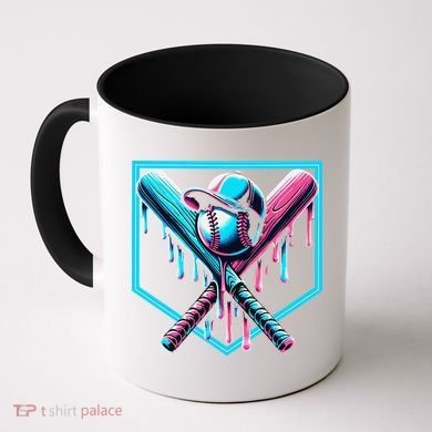 Baseball Home Drip  Baseball Bat Gift Coffee Mug