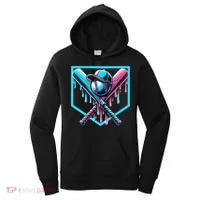 Baseball Home Drip  Baseball Bat Gift Women's Hoodie thumb 0