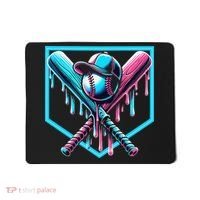 Baseball Home Drip  Baseball Bat Gift Mousepad thumb 0