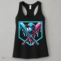 Baseball Home Drip  Baseball Bat Gift Women's Tank Top thumb 3