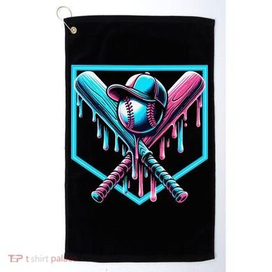 Baseball Home Drip  Baseball Bat Gift Golf Towel