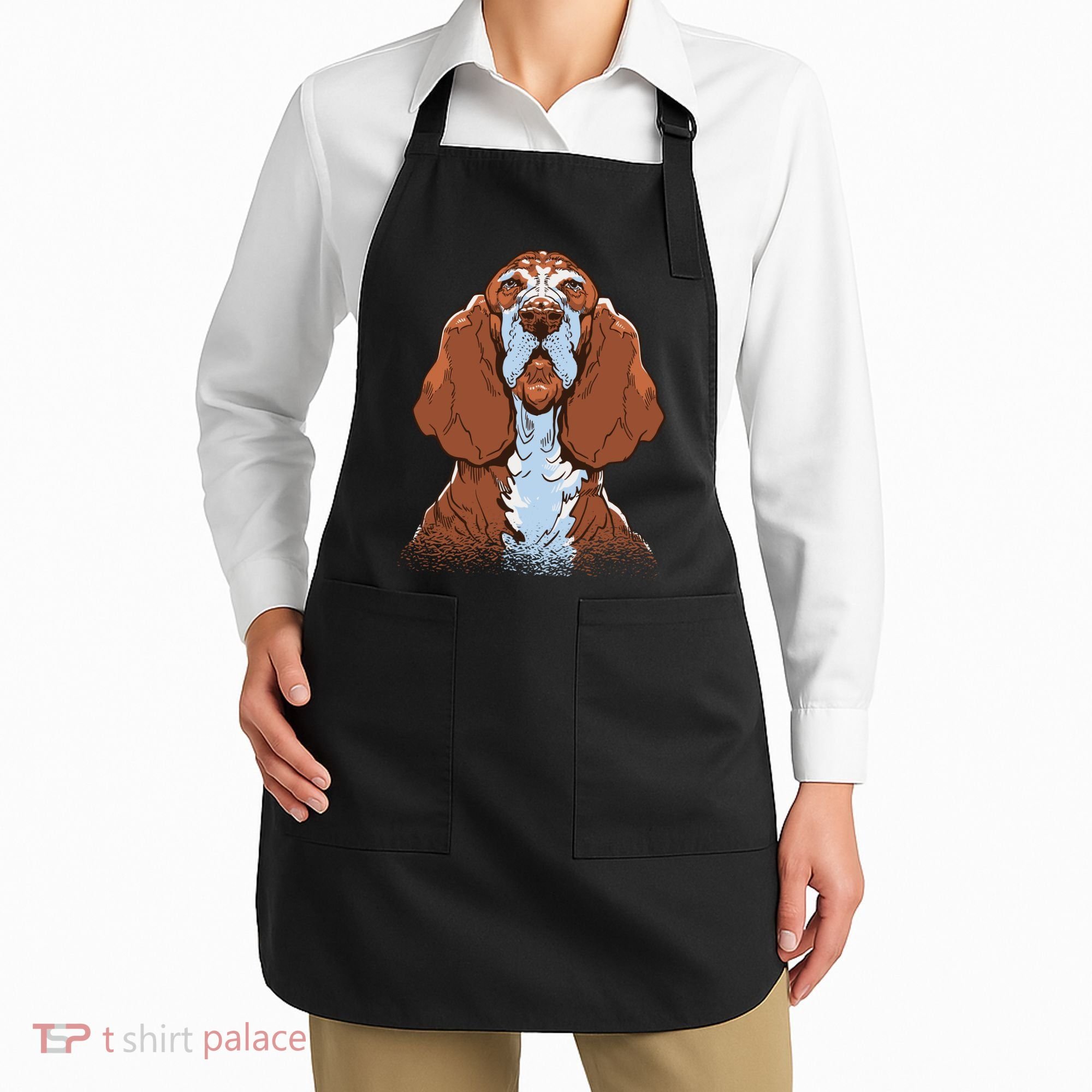 Basset Hound Dog Apron