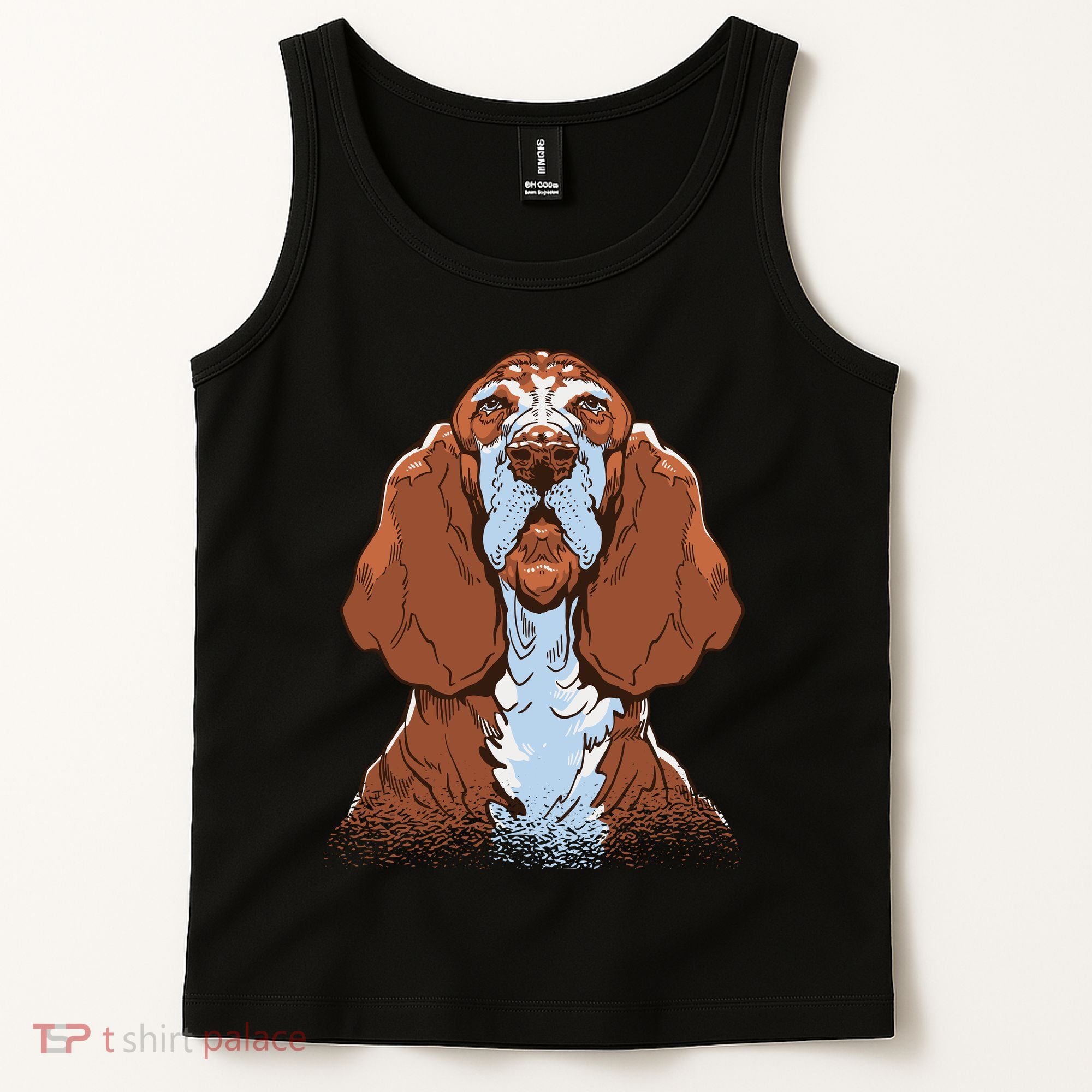 Basset Hound Dog Tank Top