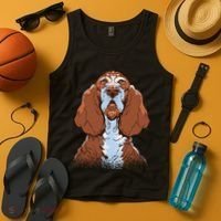 Basset Hound Dog Tank Top thumb 4