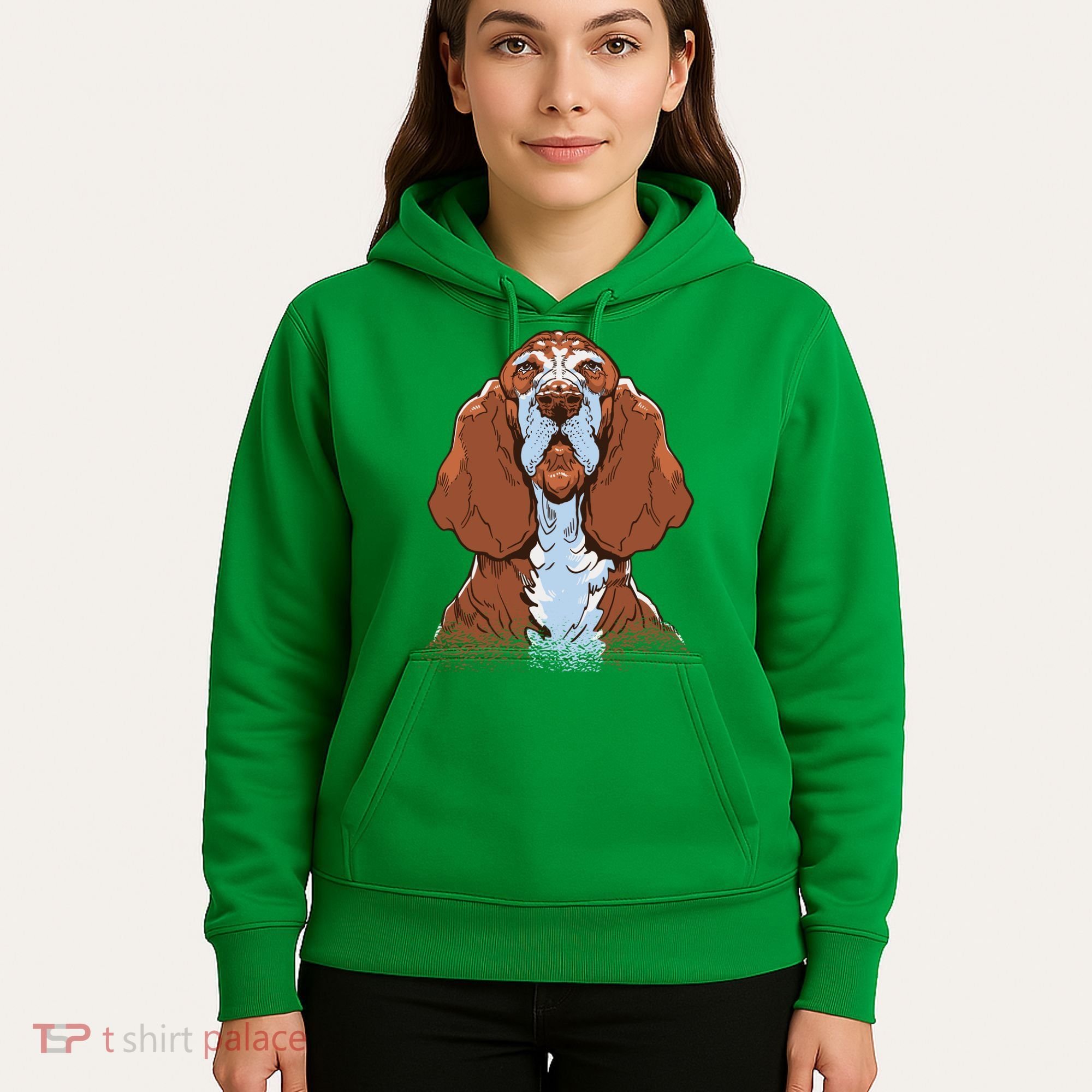 Basset Hound Dog Hoodie