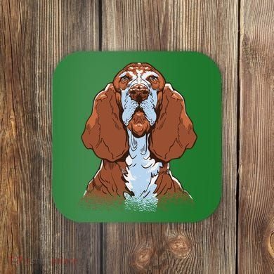 Basset Hound Dog Coaster