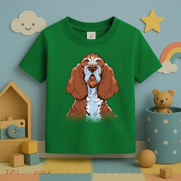 Basset Hound Dog Toddler T-Shirt