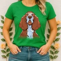 Basset Hound Dog Women's T-Shirt thumb 2