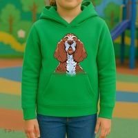 Basset Hound Dog Kids Hoodie thumb 3