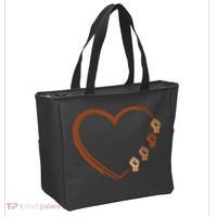 Black History Diversity Heart Tote Bag thumb 2
