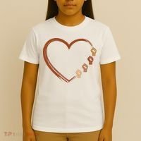 Black History Diversity Heart T-Shirt thumb 4