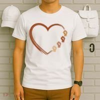 Black History Diversity Heart T-Shirt thumb 6