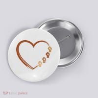 Black History Diversity Heart Button thumb 0