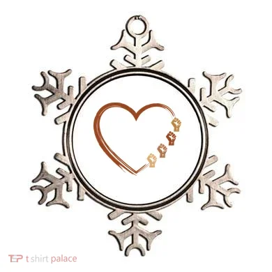 Black History Diversity Heart Ornament