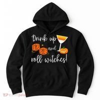 Bunco Halloween Drink Up and Roll Witches Hoodie thumb 0