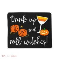 Bunco Halloween Drink Up and Roll Witches Mousepad thumb 0