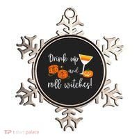 Bunco Halloween Drink Up and Roll Witches Ornament thumb 0