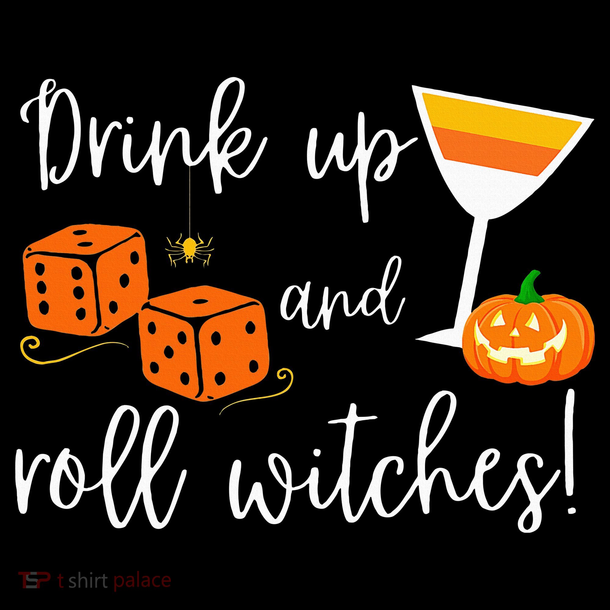 Bunco Halloween Drink Up and Roll Witches Women's Tank Top