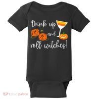 Bunco Halloween Drink Up and Roll Witches Baby Bodysuit thumb 0