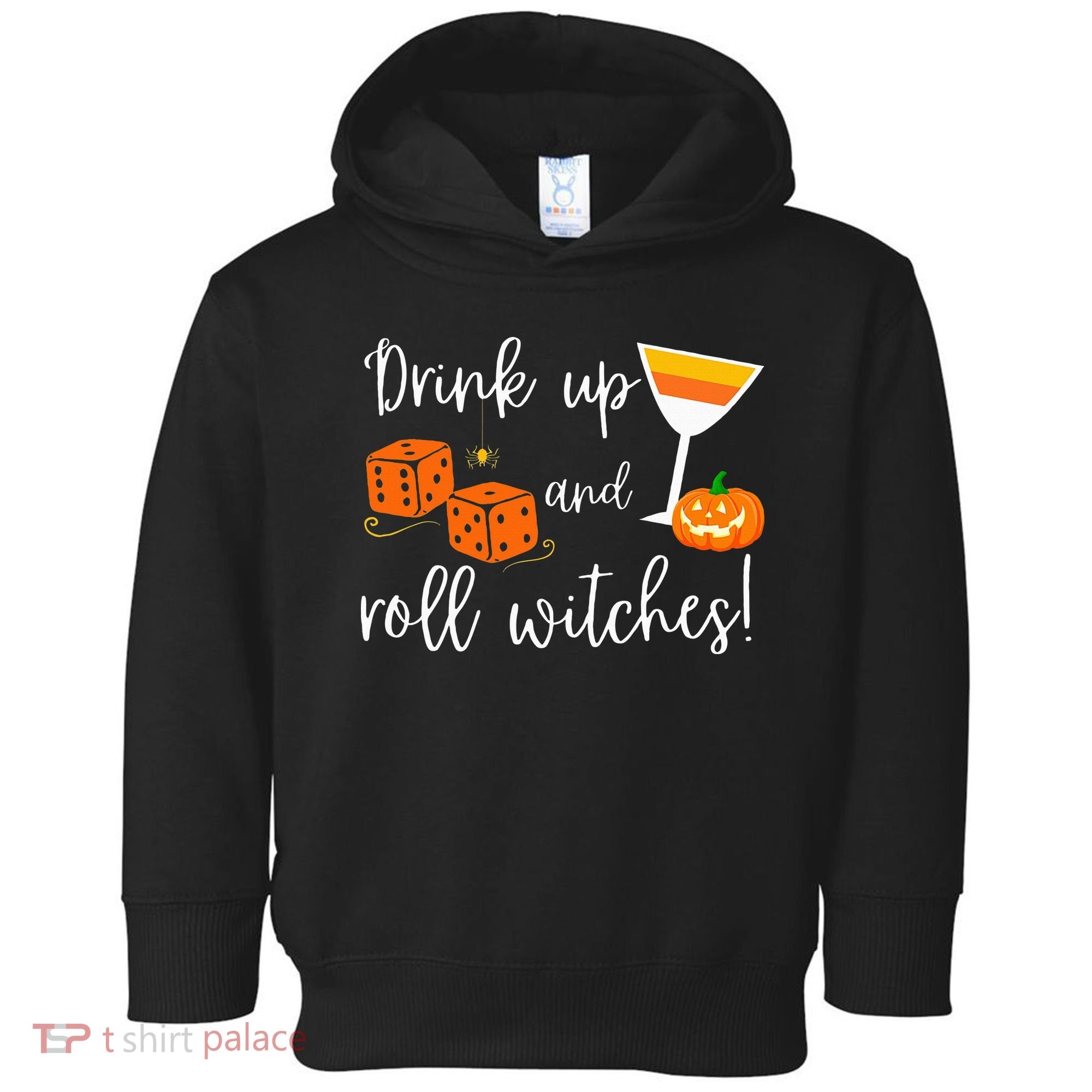 Bunco Halloween Drink Up and Roll Witches Toddler Hoodie