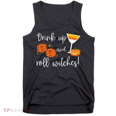 Bunco Halloween Drink Up and Roll Witches Tank Top