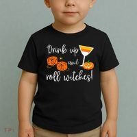 Bunco Halloween Drink Up and Roll Witches Toddler T-Shirt thumb 2