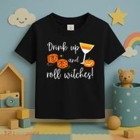 Bunco Halloween Drink Up and Roll Witches Toddler T-Shirt thumb 3
