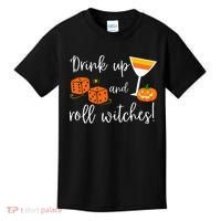 Bunco Halloween Drink Up and Roll Witches Kids T-Shirt thumb 0