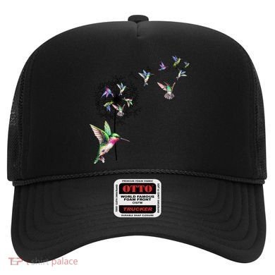 Bird Hummingbird Dandelion Flowers Gift Meaningful Gift Hat