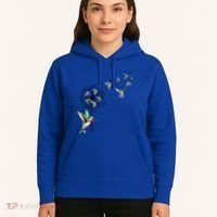 Bird Hummingbird Dandelion Flowers Gift Meaningful Gift Hoodie thumb 5