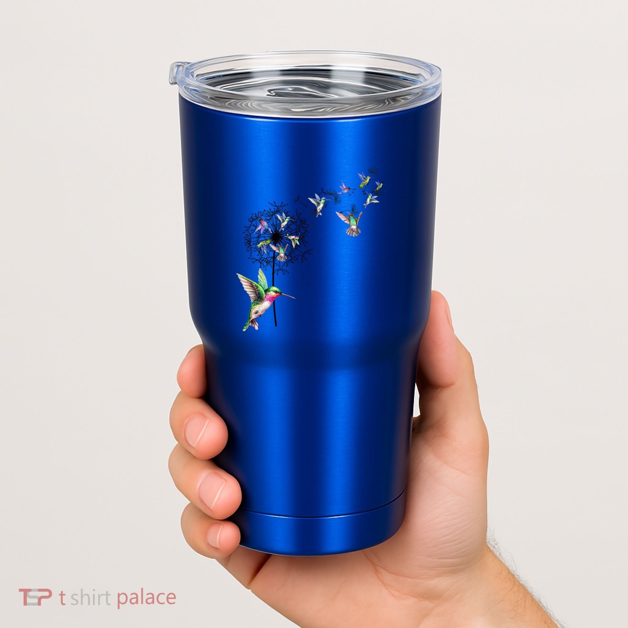 Bird Hummingbird Dandelion Flowers Gift Meaningful Gift Tumbler
