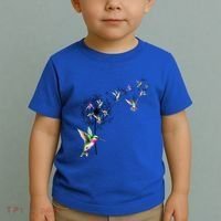 Bird Hummingbird Dandelion Flowers Gift Meaningful Gift Toddler T-Shirt thumb 2