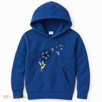 Bird Hummingbird Dandelion Flowers Gift Meaningful Gift Kids Hoodie thumb 0