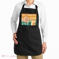 Best Hamster Dad Ever Retro Apron thumb 2