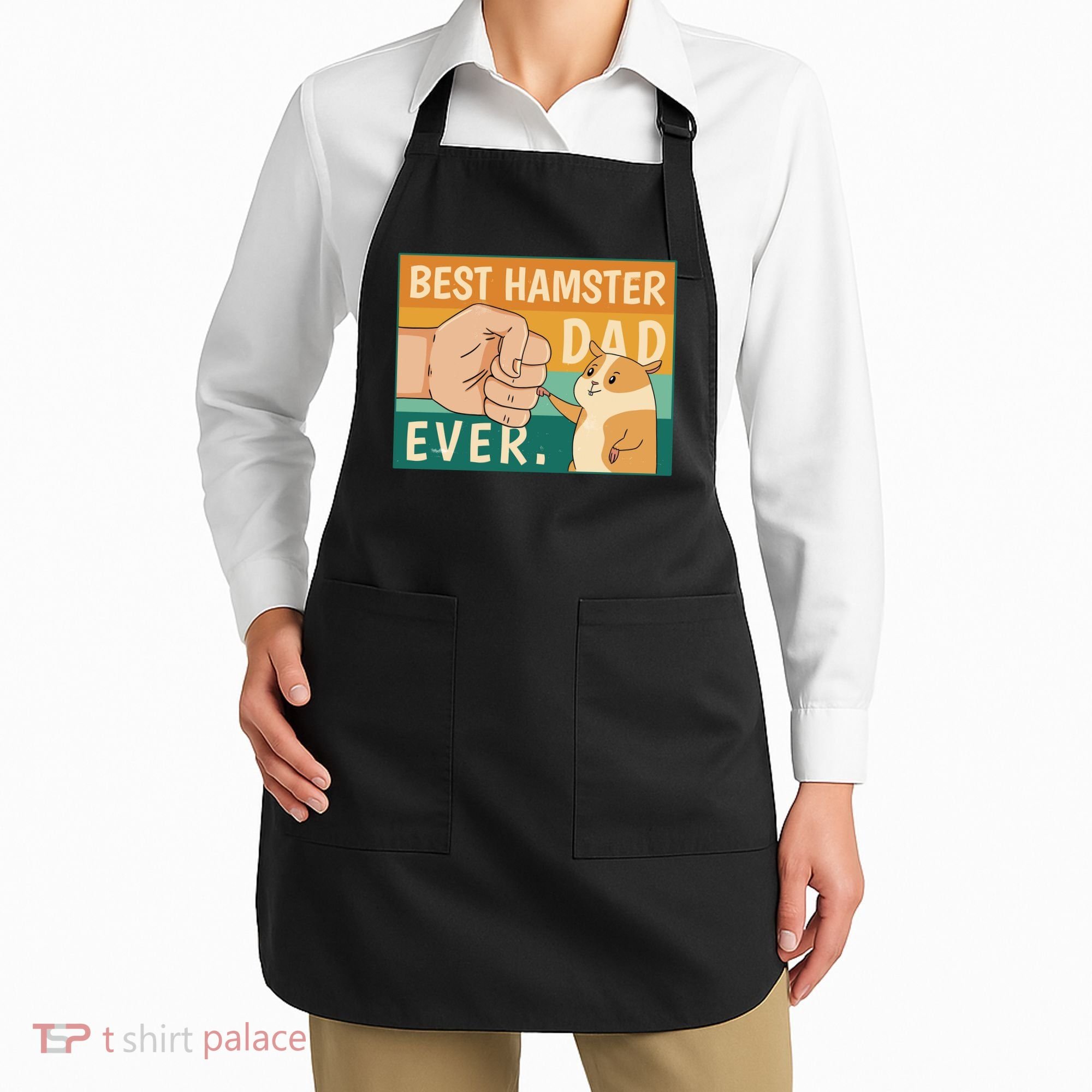 Best Hamster Dad Ever Retro Apron