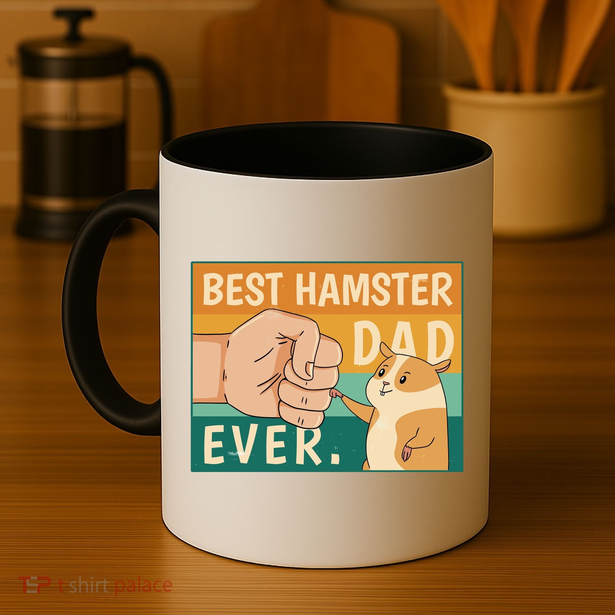 Best Hamster Dad Ever Retro Coffee Mug