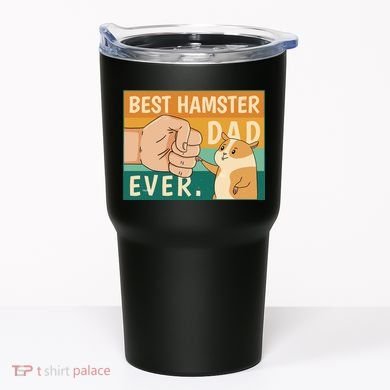 Best Hamster Dad Ever Retro Tumbler