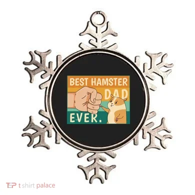 Best Hamster Dad Ever Retro Ornament