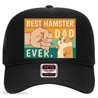 Best Hamster Dad Ever Retro Hat