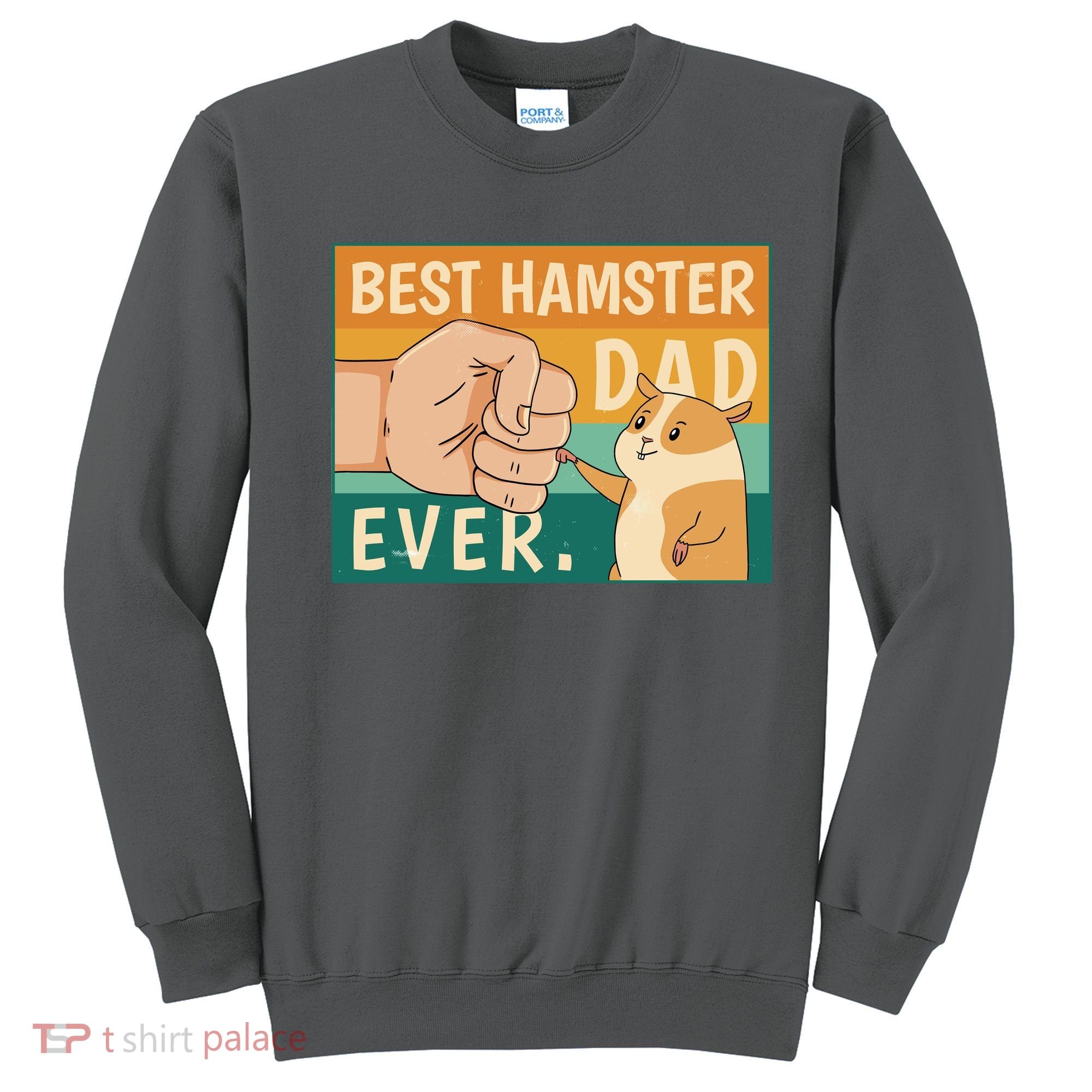 Best Hamster Dad Ever Retro Sweatshirt