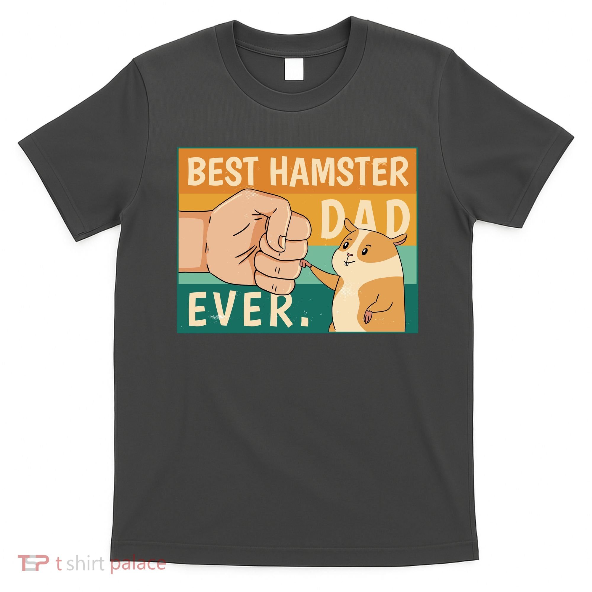 Best Hamster Dad Ever Retro T-Shirt