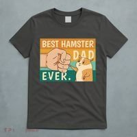 Best Hamster Dad Ever Retro T-Shirt thumb 5
