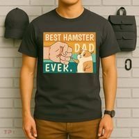 Best Hamster Dad Ever Retro T-Shirt thumb 6