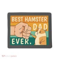 Best Hamster Dad Ever Retro Mousepad thumb 0